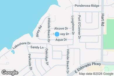 Map image of the property - 621 Aqua Dr