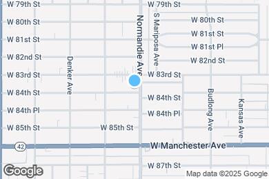 Map image of the property - 1407 W 84th St