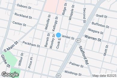 Map image of the property - 27 Cook St