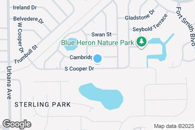 Map image of the property - 1150 S Cooper Dr