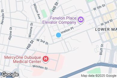 Map image of the property - 725 W 3rd St