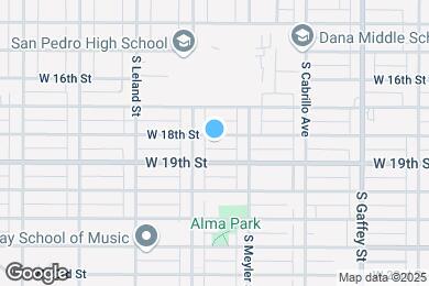 Map image of the property - 961 W 18th St