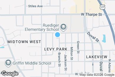 Map image of the property - 1618 Branch St
