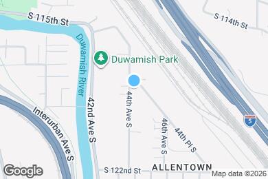 Map image of the property - 11814 44th Ave S