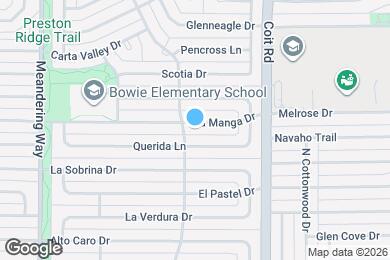 Map image of the property - 7814 La Manga Dr