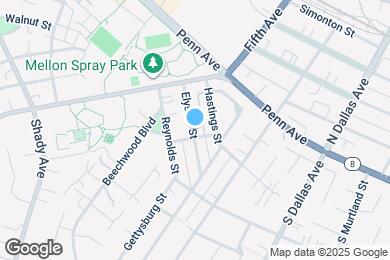 Map image of the property - 215 Elysian St