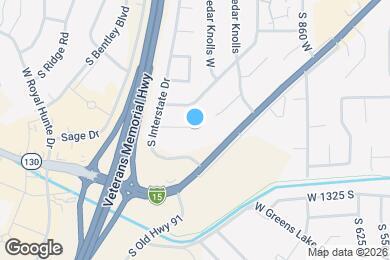 Map image of the property - 1261 W 1225 S
