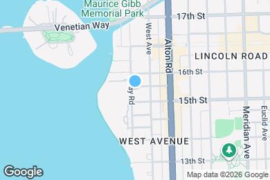 Map image of the property - 1344 15th Terrace