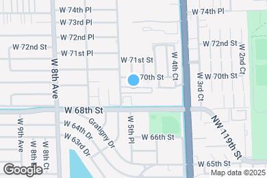 Map image of the property - 525 W 69th St