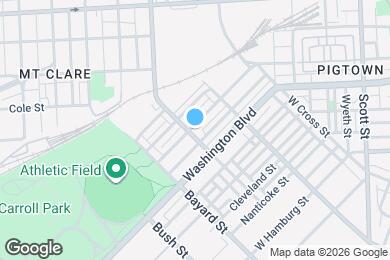 Map image of the property - 1101 S Carey St