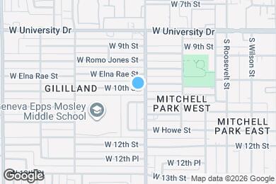 Map image of the property - 1007 W 10th St