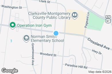 Map image of the property - 629 Central Ave