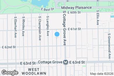 Map image of the property - 6151 S Evans Ave