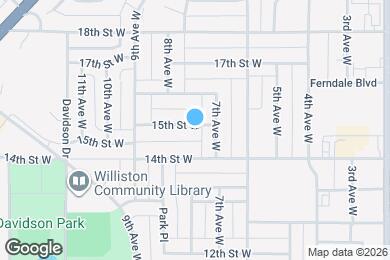 Map image of the property - 709 15th St W