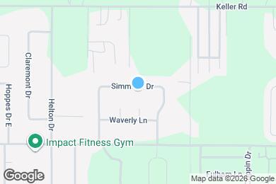 Map image of the property - 7741 Simmons Dr