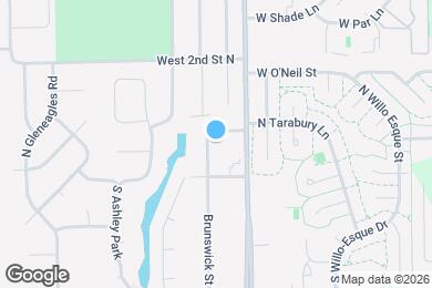 Map image of the property - 122 N Brunswick St
