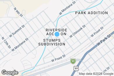 Map image of the property - 423 N 7th St
