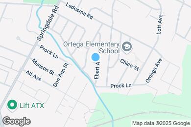 Map image of the property - 1116 Ebert Ave