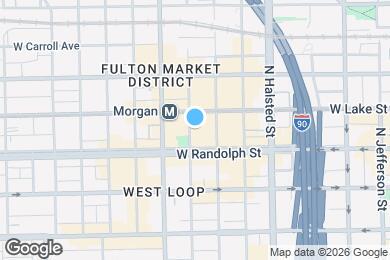 Map image of the property - 169 N Sangamon St