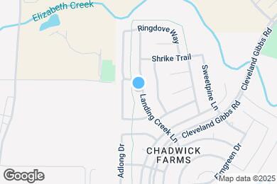 Map image of the property - 15641 Landing Creek Ln