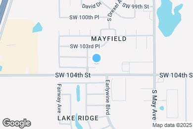 Map image of the property - 3105 SW 104th Terrace