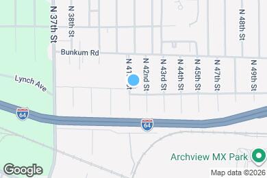 Map image of the property - 1104 N 41st St