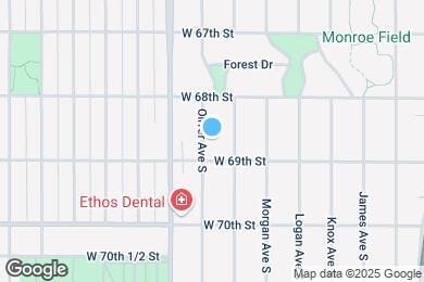Map image of the property - 6837 Oliver Ave S
