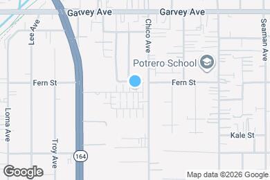 Map image of the property - 2539 Warner St