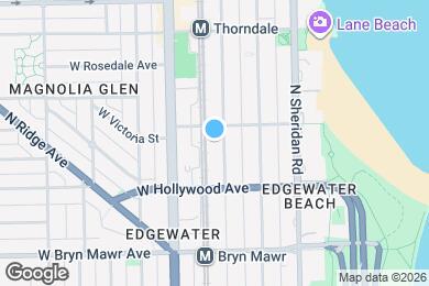 Map image of the property - 5738 N Winthrop Ave