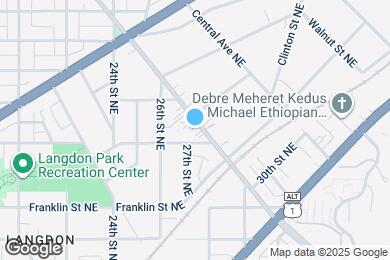 Map image of the property - 3006 South Dakota Ave NE