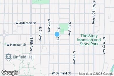 Map image of the property - 809 S 5th Ave