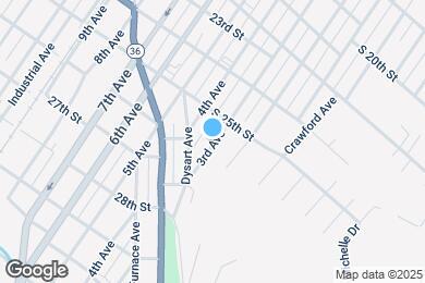 Map image of the property - 2518 3rd Ave