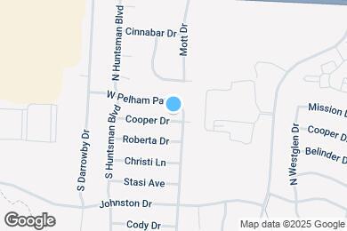 Map image of the property - 1602 Cooper Dr