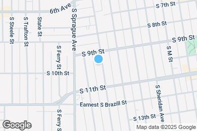 Map image of the property - 920 S Grant Ave