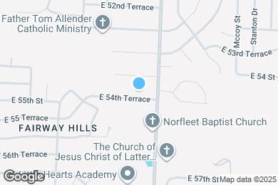 Map image of the property - 12500 E 54th Terrace