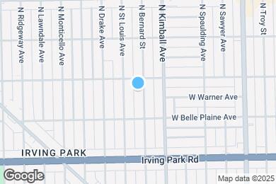 Map image of the property - 4140 N Bernard St