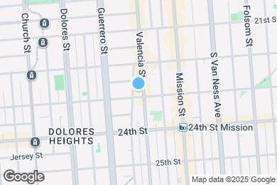 Map image of the property - 1188 Valencia St