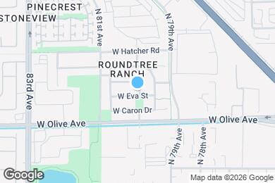 Map image of the property - 8014 W Eva St