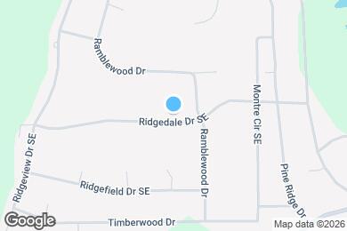 Map image of the property - 302 Ridgedale Dr SE