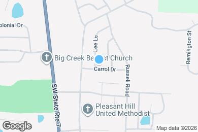 Map image of the property - 1600 Lee Ln