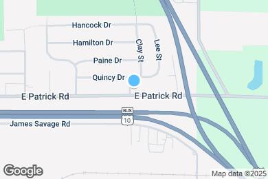 Map image of the property - 1302 Clay St