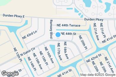 Map image of the property - 1629 N Gator Cir