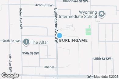 Map image of the property - 3360 Burlingame Ave SW