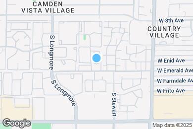 Map image of the property - 1432 W Emerald Ave