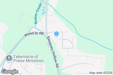 Map image of the property - 1104 Oak Creek Trail