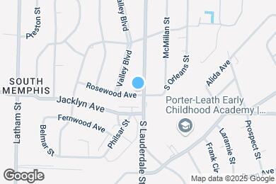 Map image of the property - 1895 S Lauderdale St