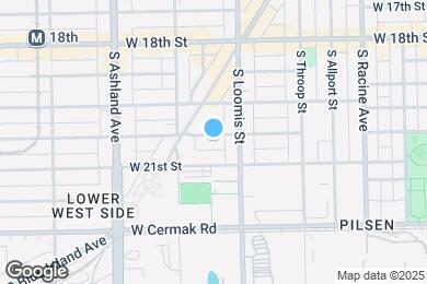 Map image of the property - 1425 W Cullerton St