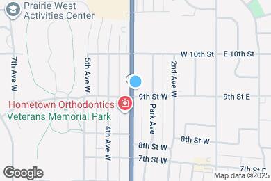 Map image of the property - 916 3rd Ave W