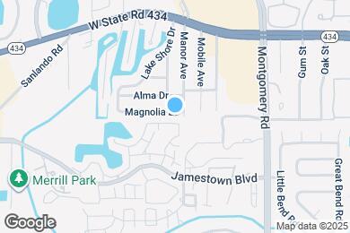 Map image of the property - 105 Magnolia Dr