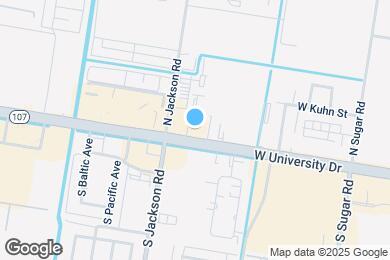 Map image of the property - 2111 W University Dr